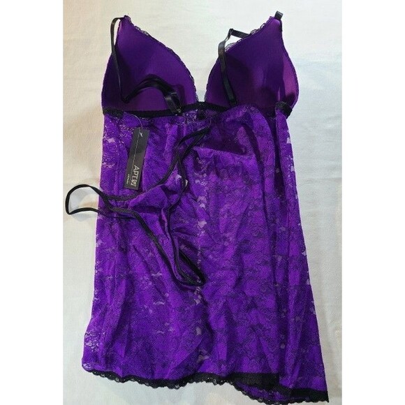 Apt. 9 Purple Lace Camisole Set M – NWT #Lingerie #FloralDamask #RomanticStyle - Picture 2 of 5